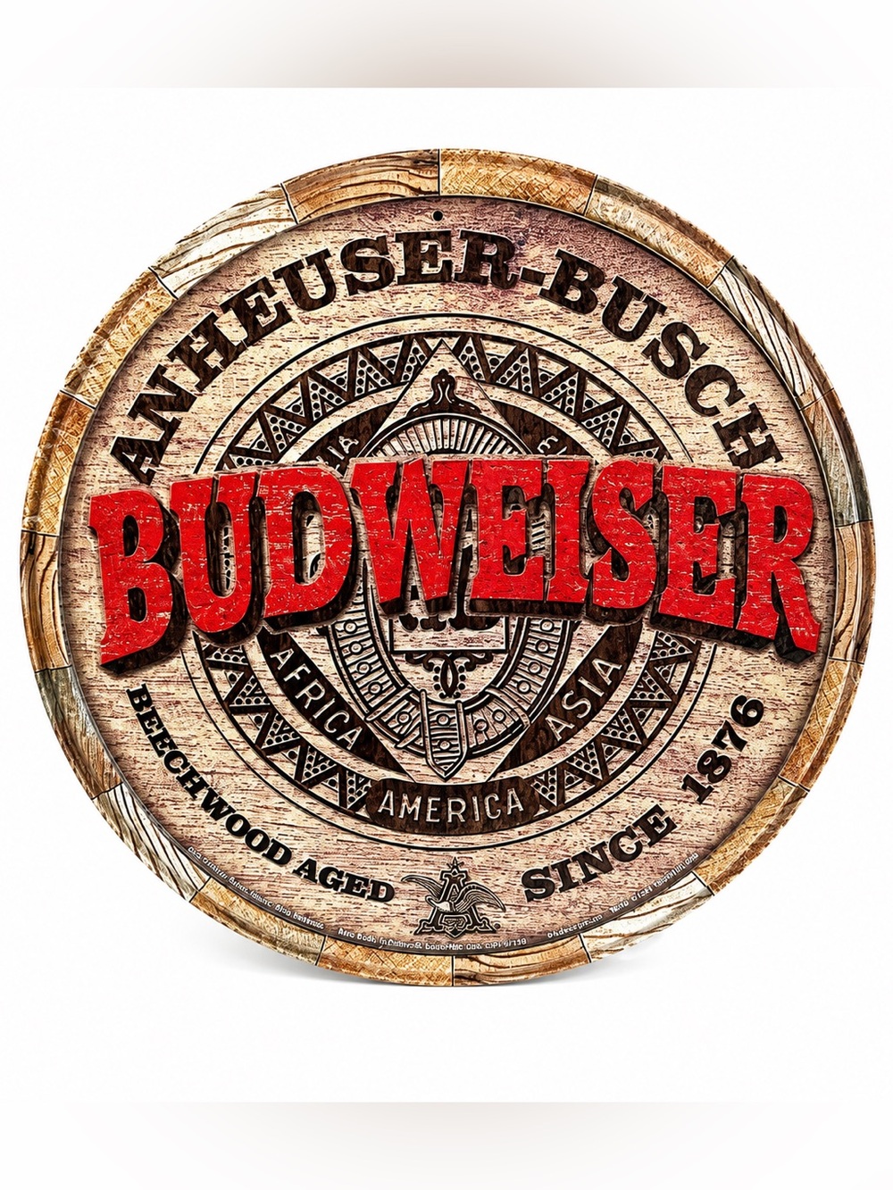 NEW Budweiser Beer Metal Sign